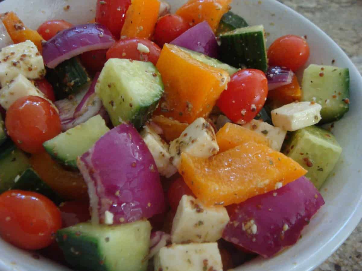 "Greek" Salad with Lemon Vinaigrette The Suburban Soapbox