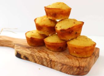 Bacon and Cheddar Corn Bread Muffins