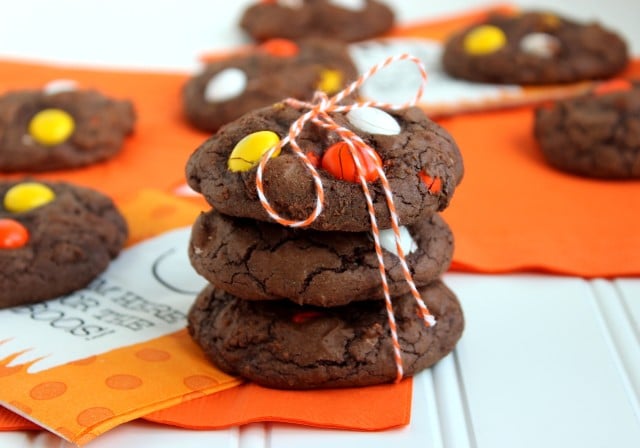 M&M Brownie Cookies