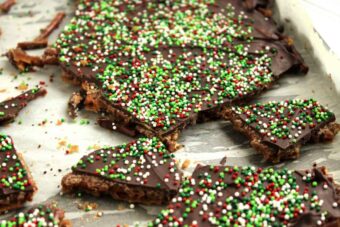 Chocolate Covered Pretzel Toffee