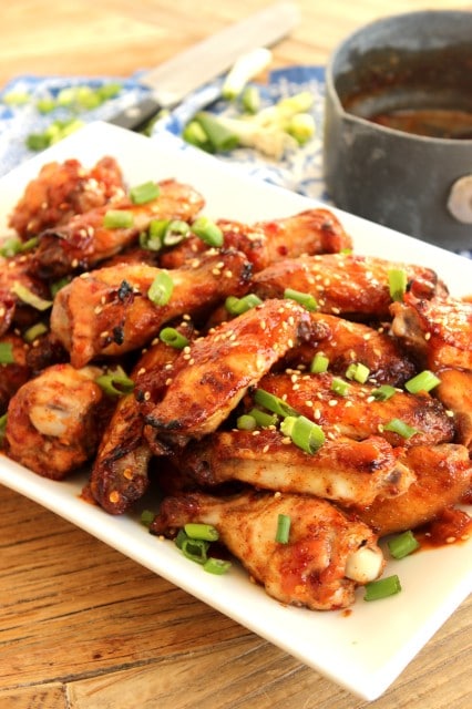 Baked Spicy Asian Chicken Wings - The Suburban Soapbox