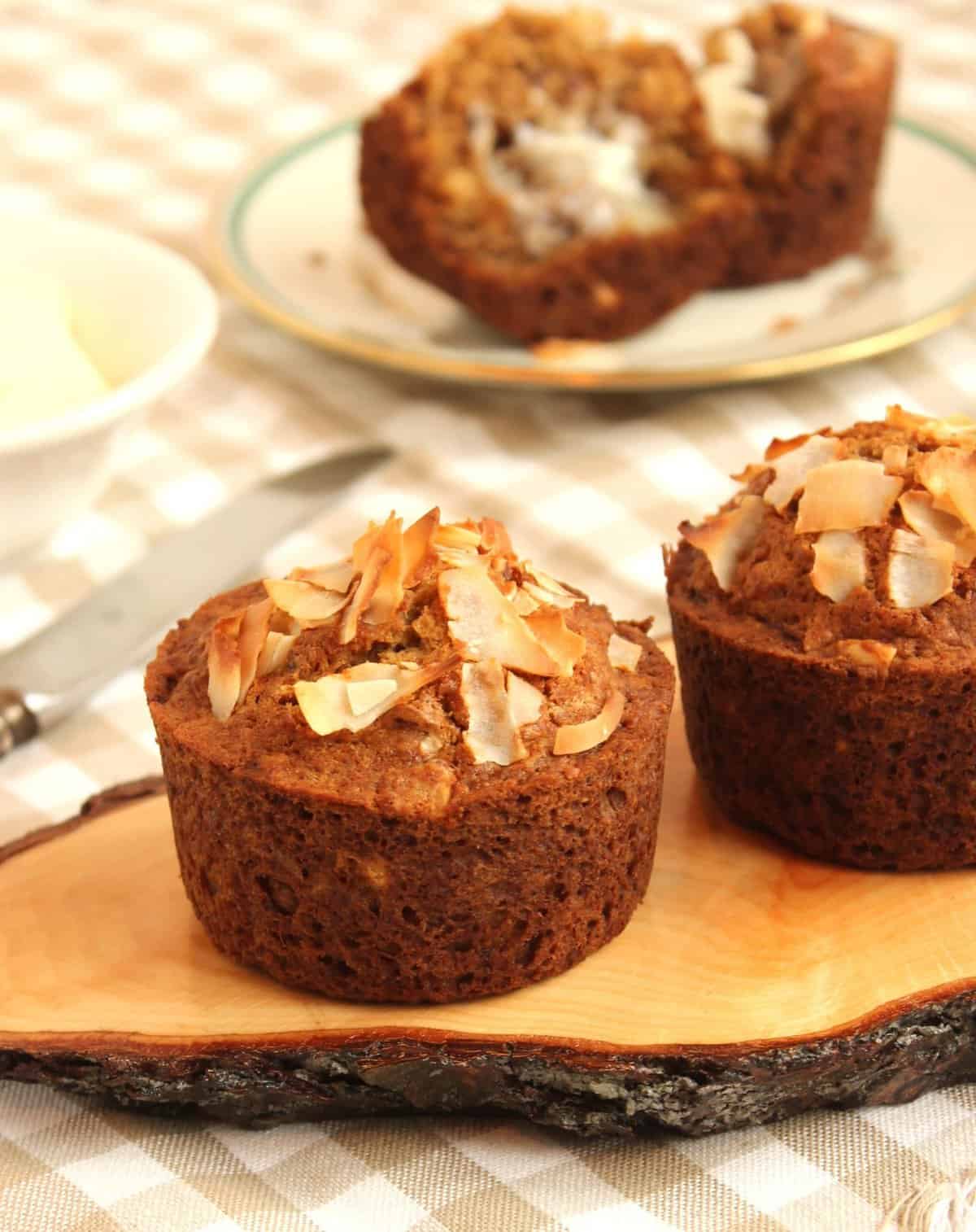 GlutenFree Coconut Banana Hazelnut Muffins The Suburban Soapbox