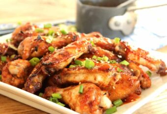 Baked Spicy Asian Chicken Wings