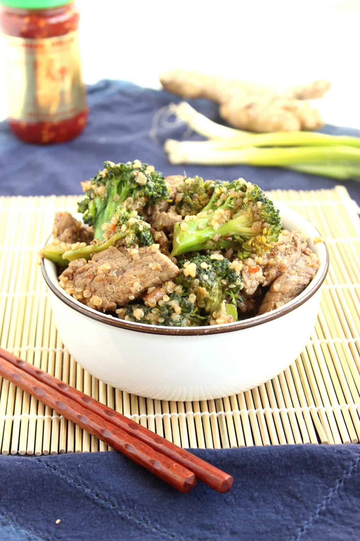 Beef Broccoli and Quinoa StirFry The Suburban Soapbox