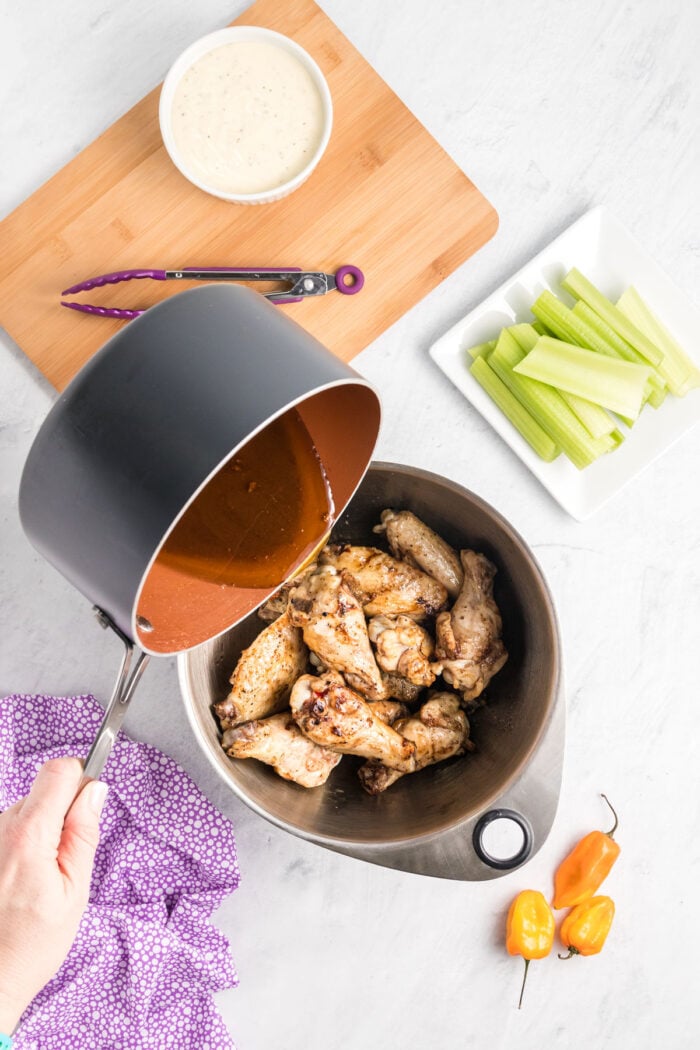 Helish Chicken Easy Grilled Honey Habanero Chicken Wings - The Suburban Soapbox