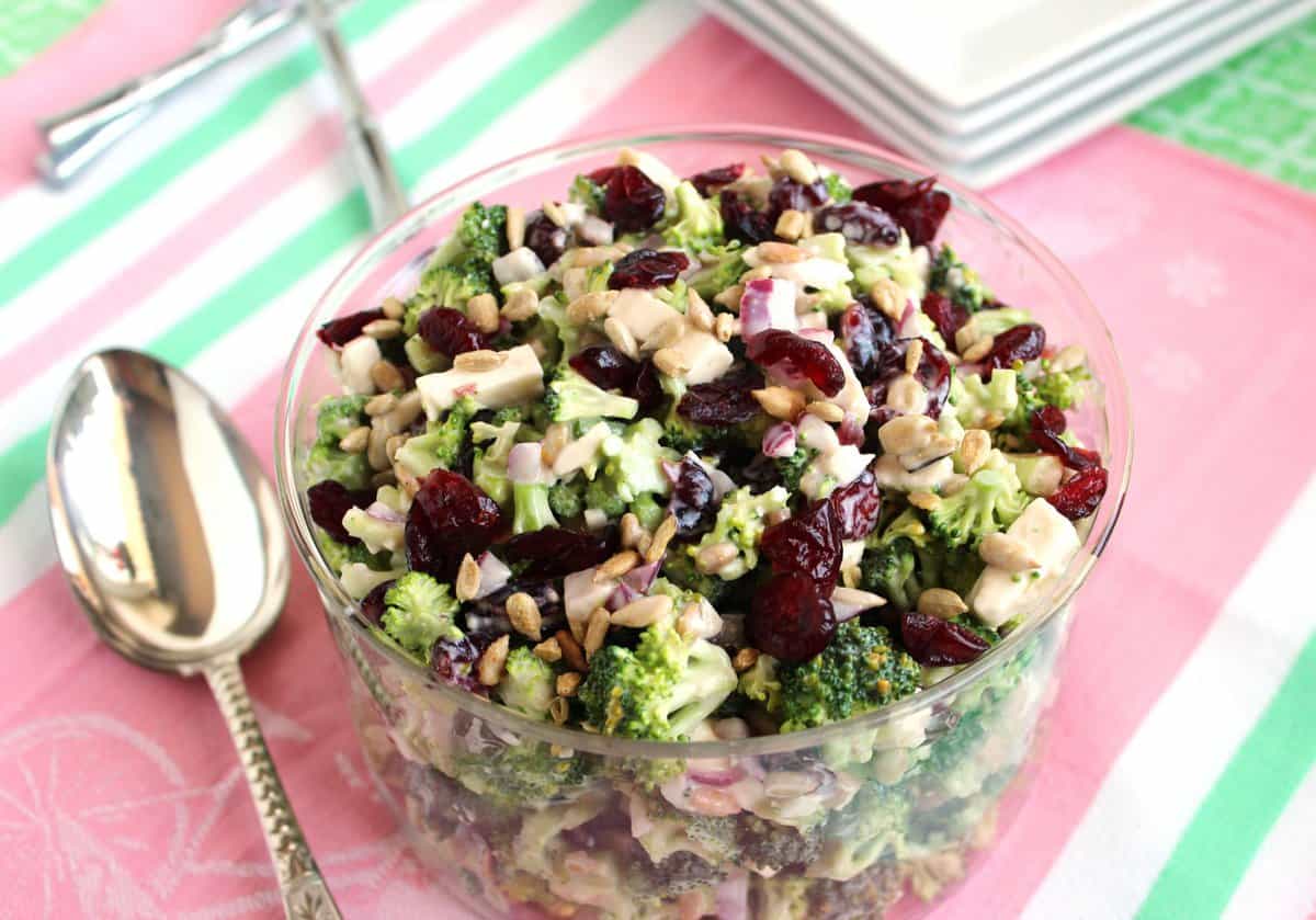 Chopped Broccoli Salad With Cherries And Feta Video The Suburban