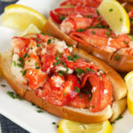 Super easy to make Classic Lobster Rolls are ready in minutes. The BEST way to celebrate summer in style. | TheSuburbanSoapbox.com