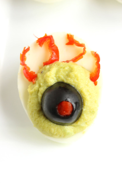Green Eyed Monster Deviled Eggs | The Suburban Soapbox