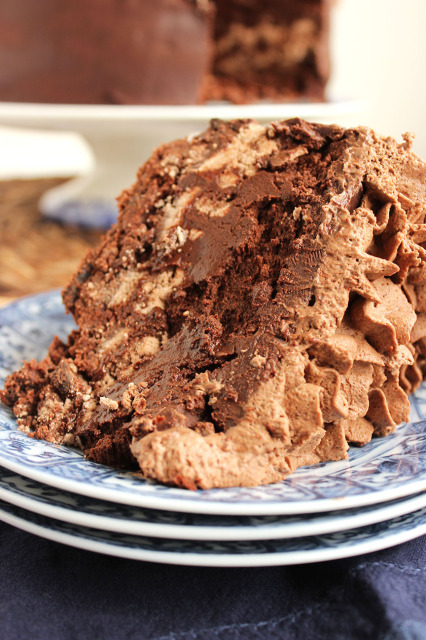 Death by Chocolate Layer Cake | The Suburban Soapbox #chocolatecake