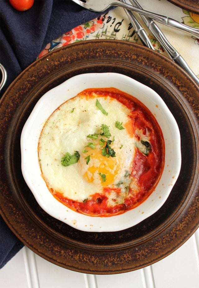 Italian Baked Eggs - The Suburban Soapbox