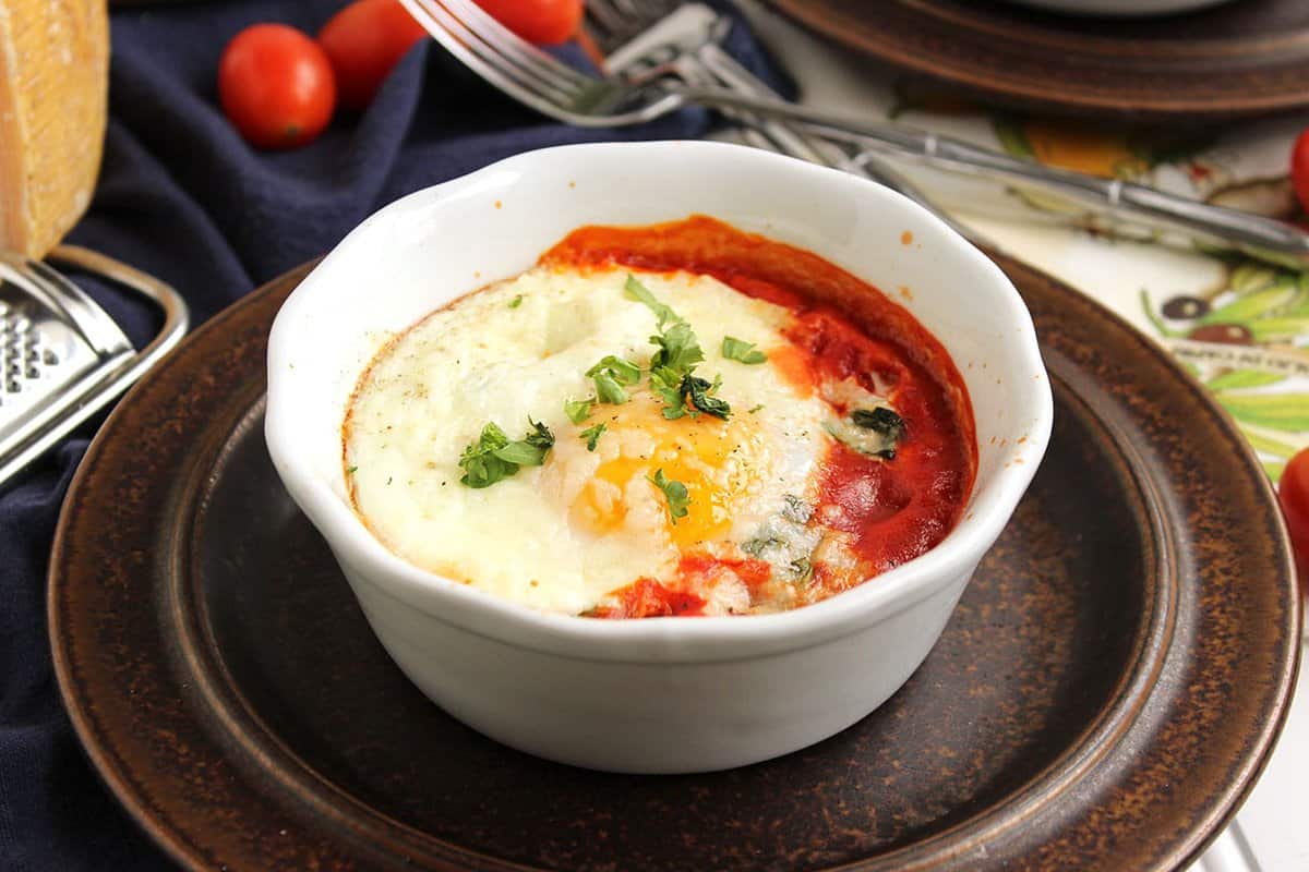 Italian Baked Eggs The Suburban Soapbox