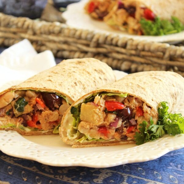 Mediterranean Tuna Wrap - The Suburban Soapbox