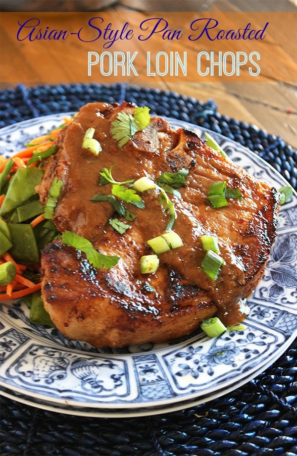 Asian-Style Pan-Roasted Pork Loin Chops | The Suburban Soapbox #asianrecipe #porkchops