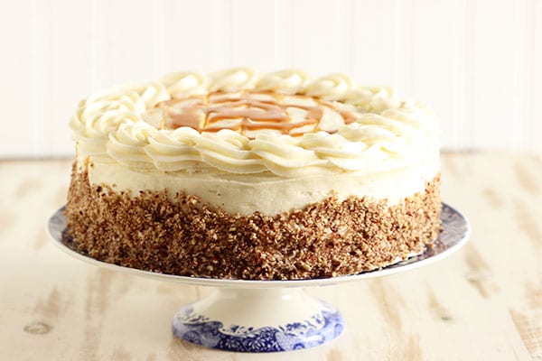 Kentucky Bourbon Butter Cake with Cream Cheese Frosting 