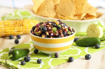 Blueberry and Grilled Corn Salsa