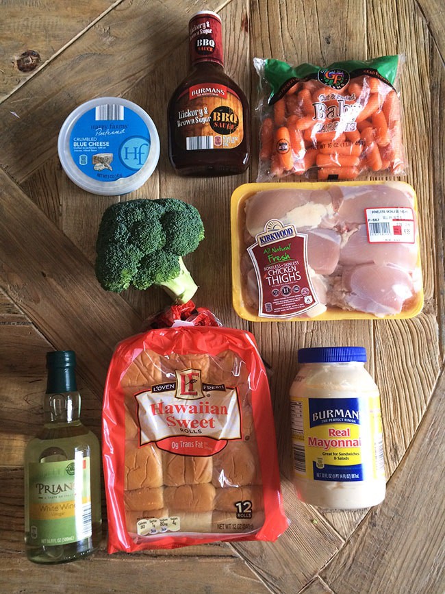 Ingredients from ALDI