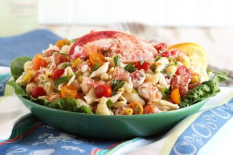 Lobster Pasta Salad with Lemon Tarragon Dressing