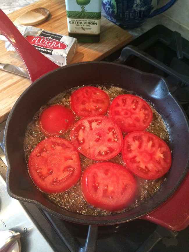 Tomato Upside Down Cornbread | The Suburban Soapbox #skillet #cornbread #baking  #kitchencreativity
