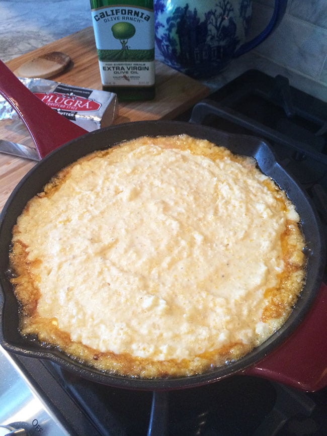 Tomato Upside Down Cornbread | The Suburban Soapbox #skillet #cornbread #baking  #kitchencreativity