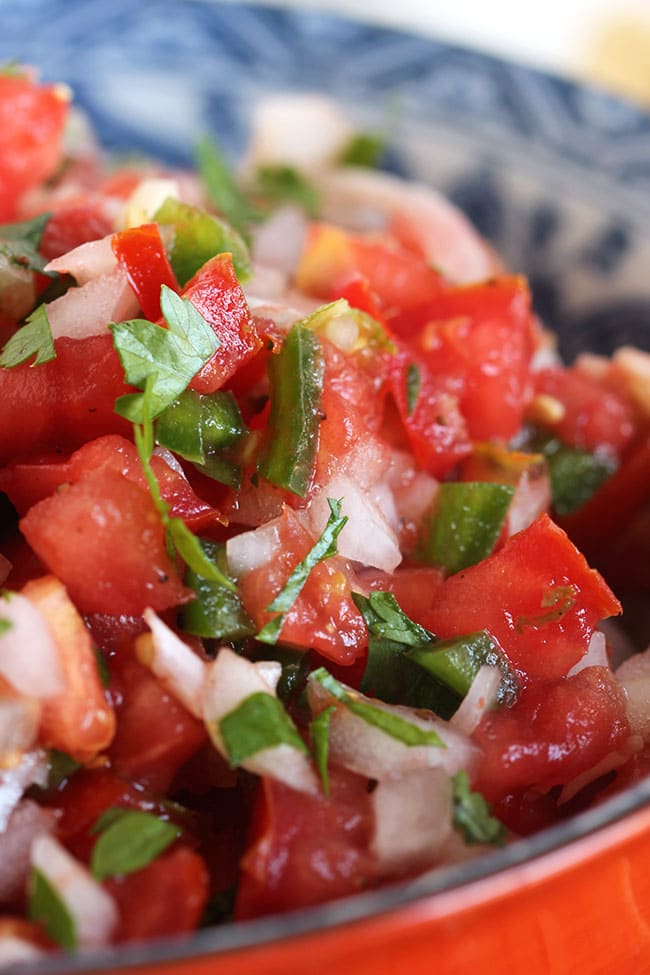 The Very Best Fresh Tomato Salsa | The Suburban Soapbox #bestsalsa