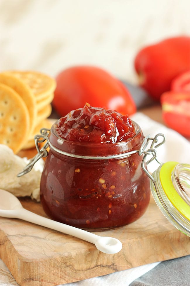 Easy Tomato Jam Recipe | TheSuburbanSoapbox.com