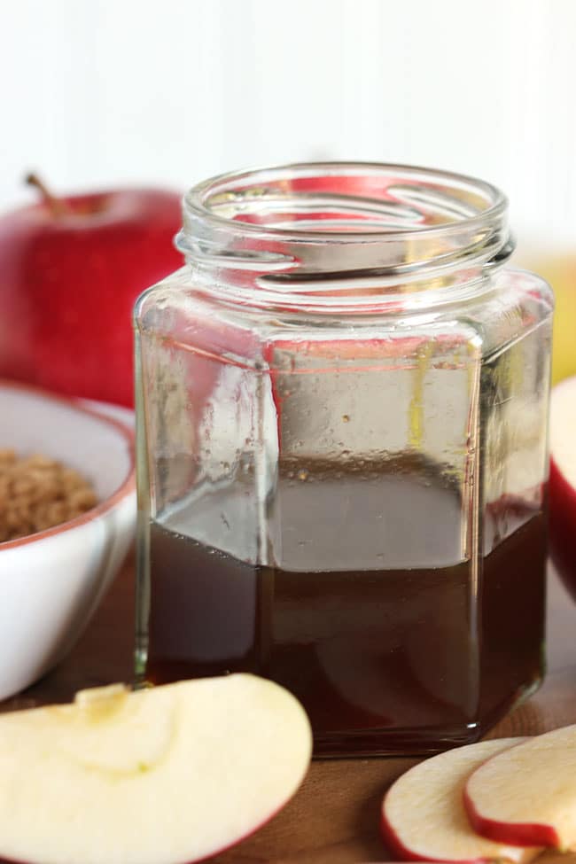 Apple Cider Simple Syrup | The Suburban Soapbox 