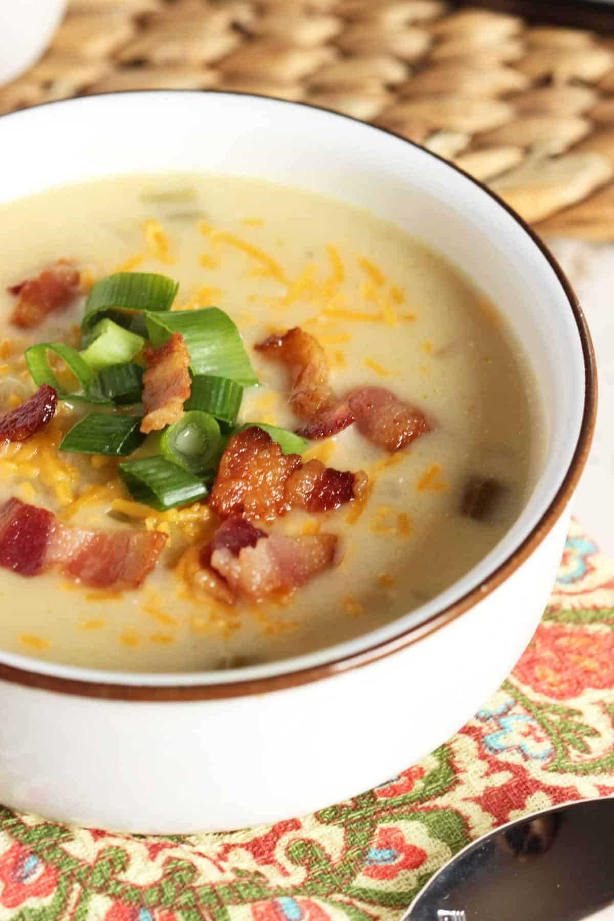 21 Best Loaded Baked Potato soup Paula Deen Home, Family