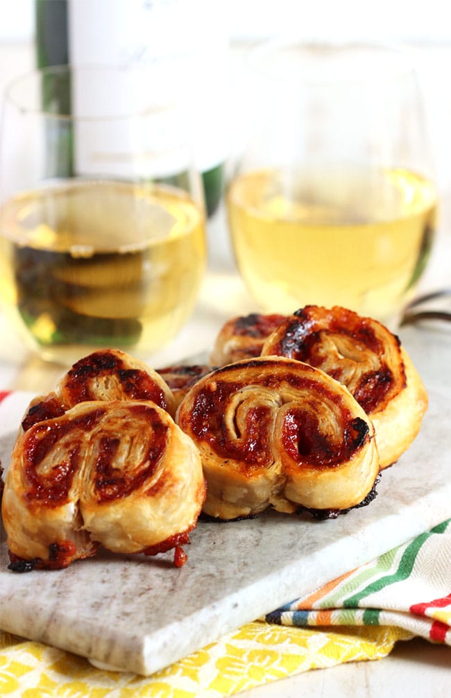 Tomato Jam and Cheddar Palmier | The Suburban Soapbox 