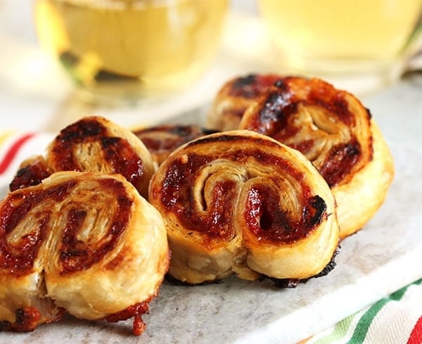 Tomato Jam and Cheddar Palmier | The Suburban Soapbox