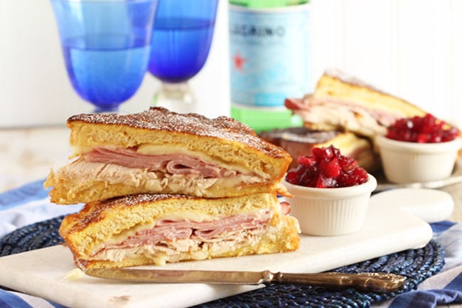 Monte Cristo Sandwich with Cranberry Jam - The Suburban Soapbox