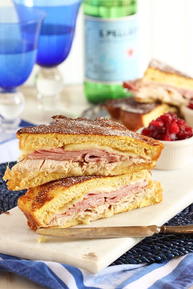 Monte Cristo Sandwich with Cranberry Jam - The Suburban Soapbox