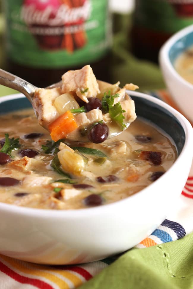 Easy Turkey Tortilla Soup | The Suburban Soapbox #thanksgivingleftovers