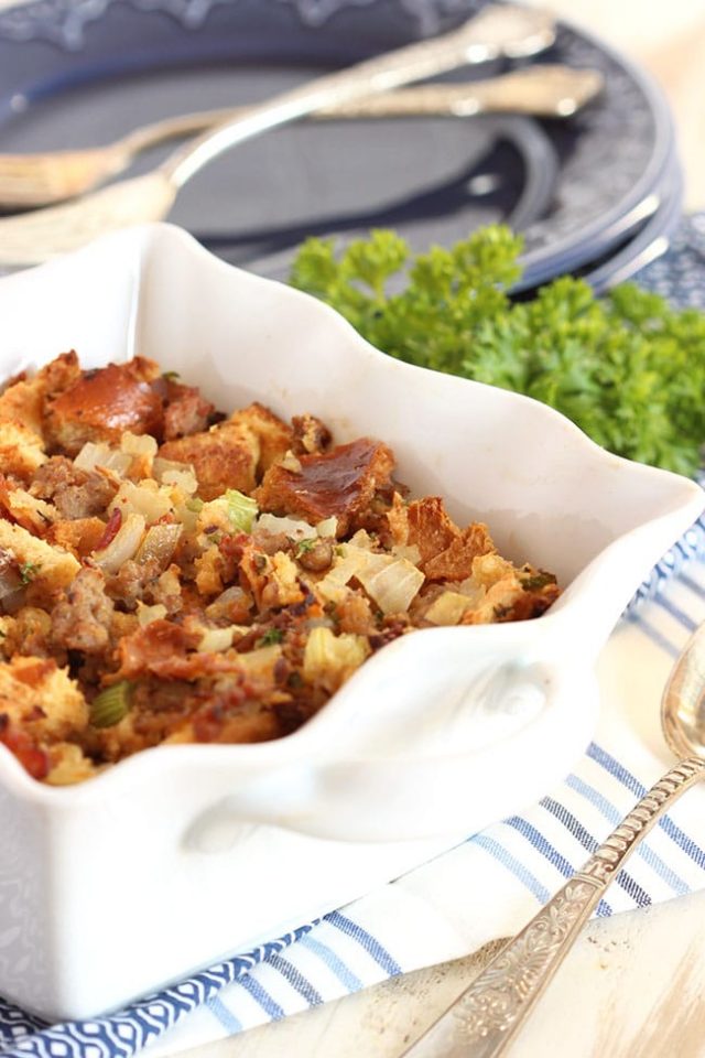 Sausage and Chestnut Stuffing The Suburban Soapbox