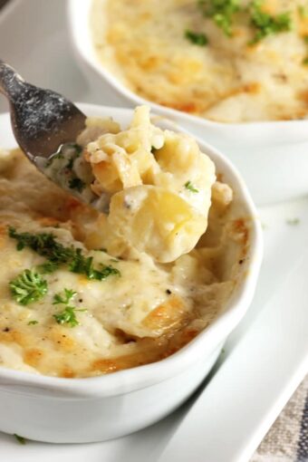 Truffled Potatoes au Gratin - The Suburban Soapbox