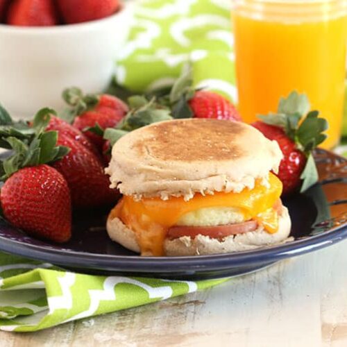 Homemade Egg McMuffin (Breakfast Sandwich) - The Suburban Soapbox