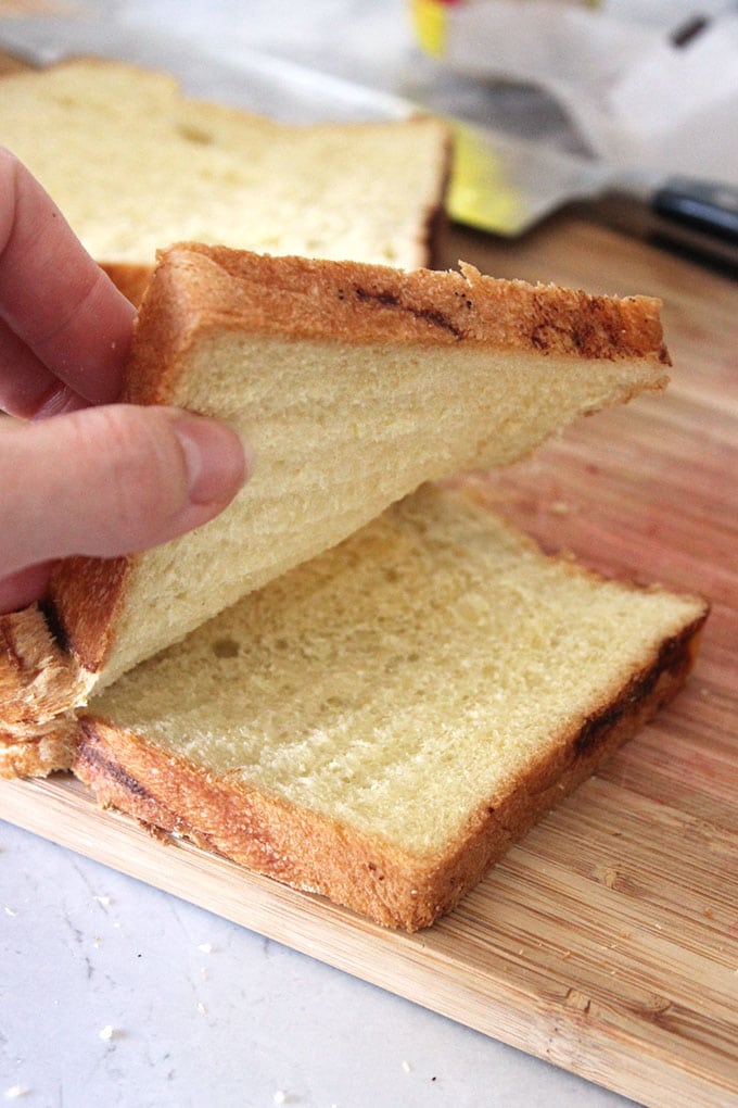 Mascarpone Stuffed Lemon Honey French Toast with Strawberry Compote