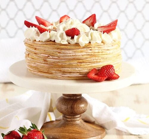 Green Cilantro: Strawberry Gâteau de Crêpes