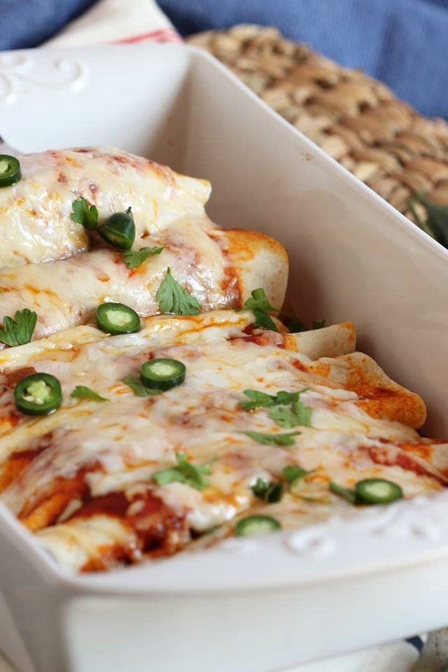 The Very Best Chicken Enchiladas - The Suburban Soapbox