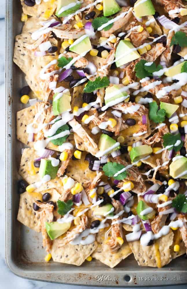 Slow-Cooker-Chicken-Nachos-Life is But a Dish