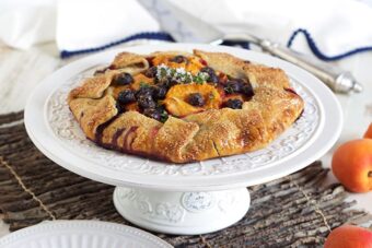 Apricot Blueberry Thyme Galette