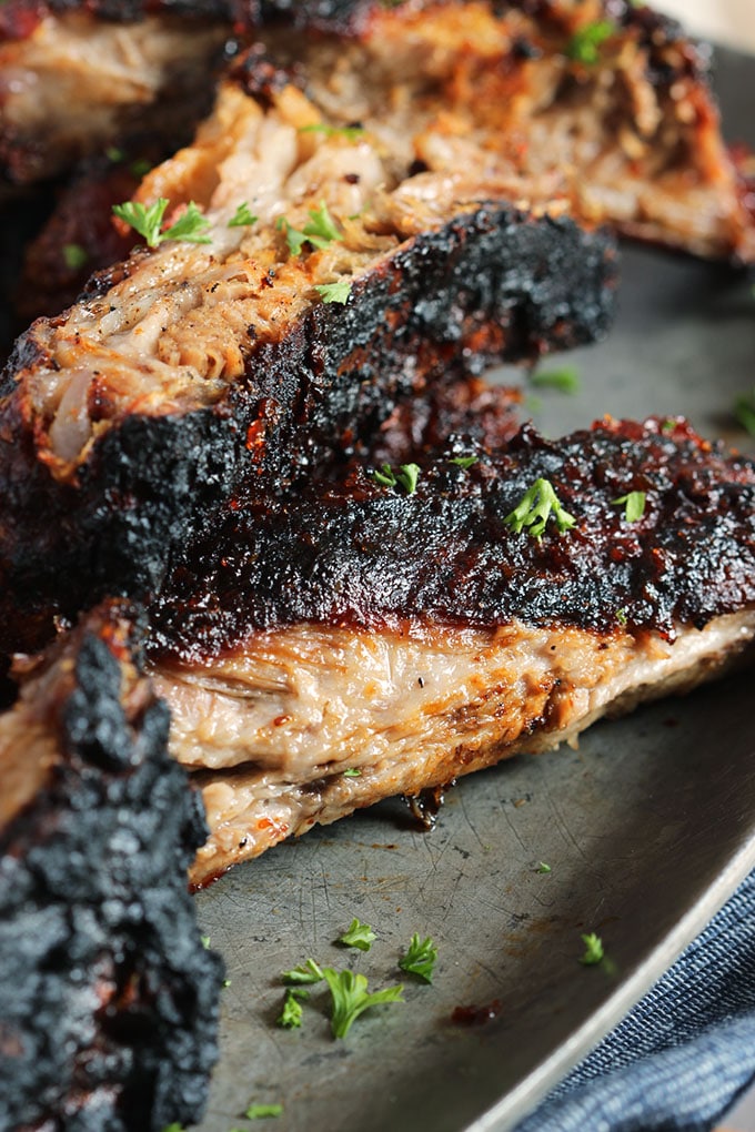 Spicy Grilled Barbecue Ribs | TheSuburbanSoapbox.com