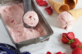 The Very Best Strawberry Ice Cream