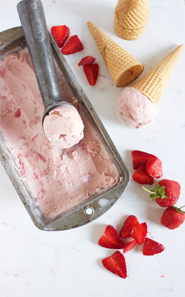 The Very Best Strawberry Ice Cream | TheSuburbanSoapbox.com