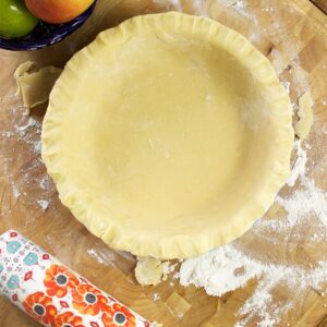 Flaky, buttery, perfect, this is the easiest and best pie crust recipe ever! | TheSuburbanSoapbox.com
