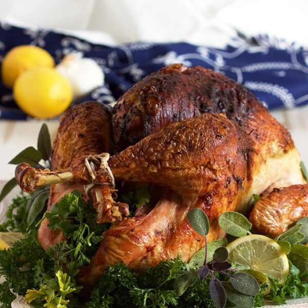 Easy Roasted Sage Pesto Turkey - The Suburban Soapbox