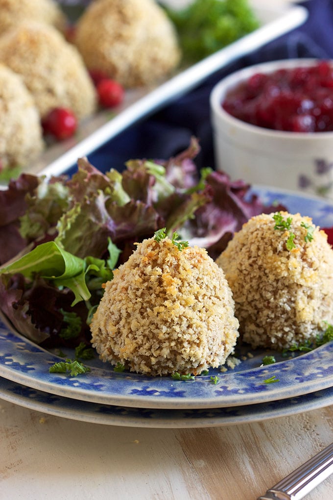 Super easy Thanksgiving leftover recipe, these simple Baked Turkey Croquettes are full of flavor and ready in minutes. | ThesuburbanSoapbox.com