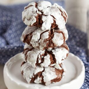 Easy to make and the Very Best Chocolate Crinkle Cookie recipe ever. | TheSuburbanSoapbox.com