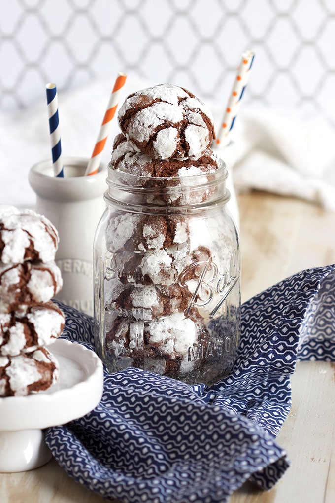 Easy to make and the Very Best Chocolate Crinkle Cookies recipe ever. | TheSuburbanSoapbox.com