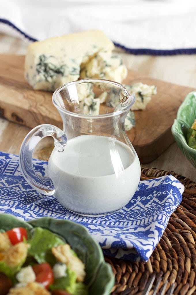 Easy Blue Cheese Dressing from Scratch - The Suburban Soapbox