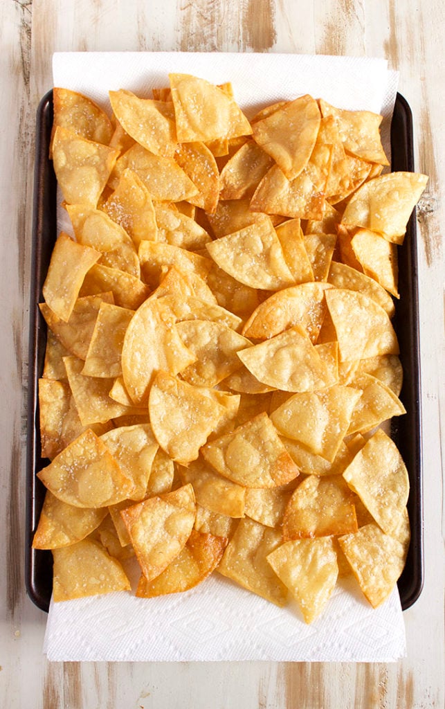 The easiest way to make Homemade Tortilla Chips that are better than any restaurant. | TheSuburbanSoapbox.com